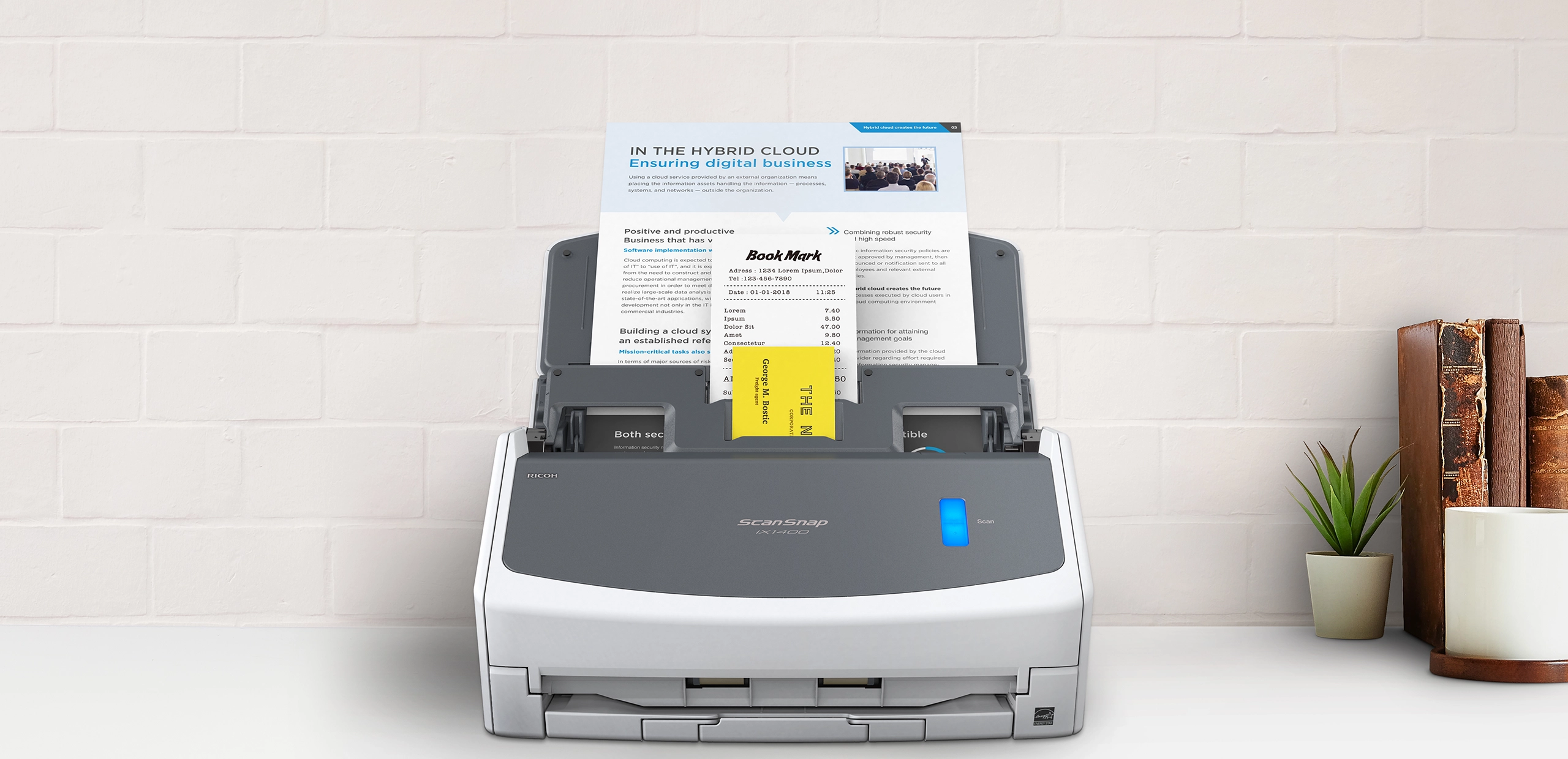 ScanSnap iX1400 l Desktop Scanner with USB l Official Site UK