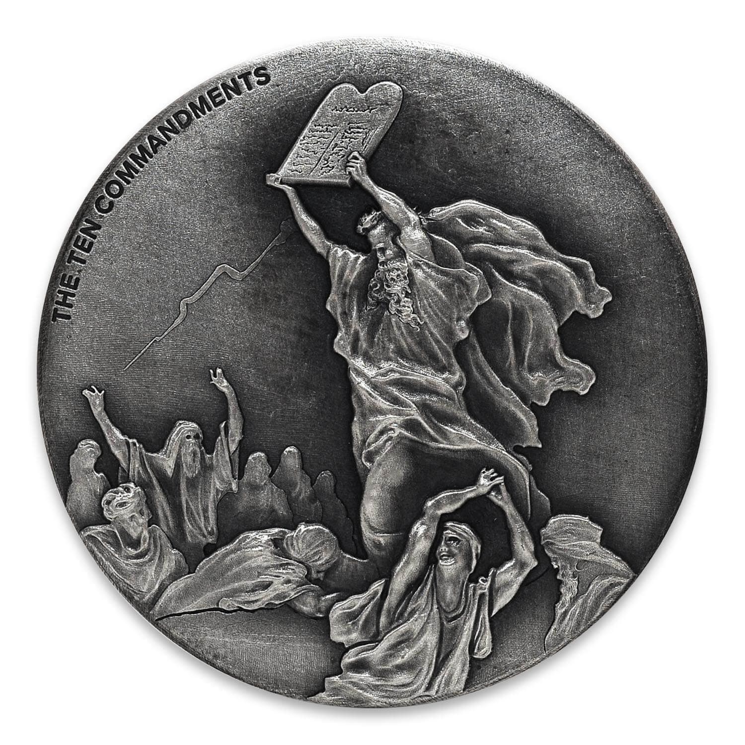 2015 Biblical Series | The Ten Commandments 2 oz Silver Coin