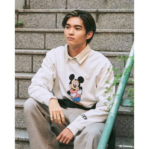 Mickey Mouse Collection Crew Neck Sweat | STUDIO SEVEN (スタジオ