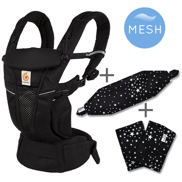 ErgoBabyCarrier オムニ ブリーズ オニキスブラック 専用カバー付き3点