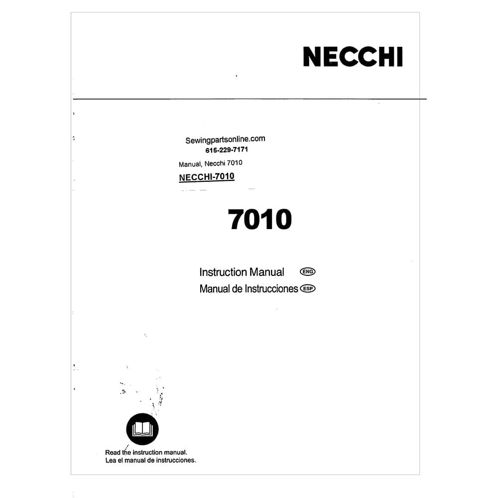 Necchi 7010 Instruction Manual