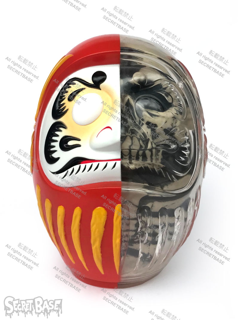 DARUMA SKULL X-RAY FULL COLOR RED - SECRET BASE ONLINE STORE