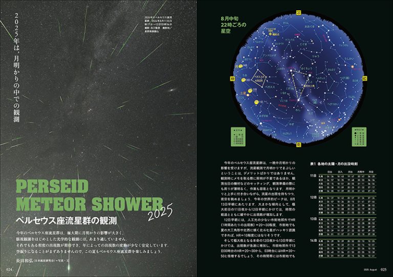 天文ガイド 2025年8月号［特大号 別冊付録付き］ | 株式会社誠文堂新光社