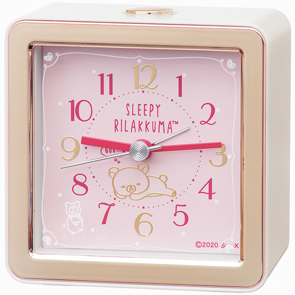 大人の女性にもふさわしい質感リラックマの新作目ざまし時計を発売