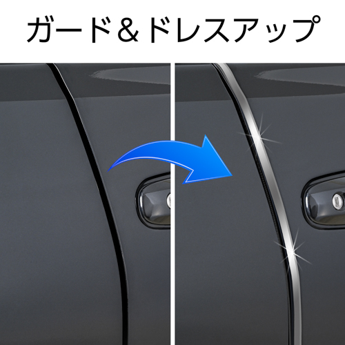 J型ドアモール6M | カー用品のセイワ