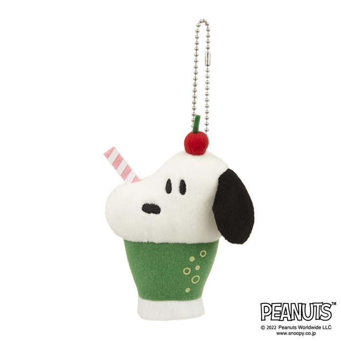 PEANUTS】カフェスイーツ クリームソーダスヌーピー / アイス