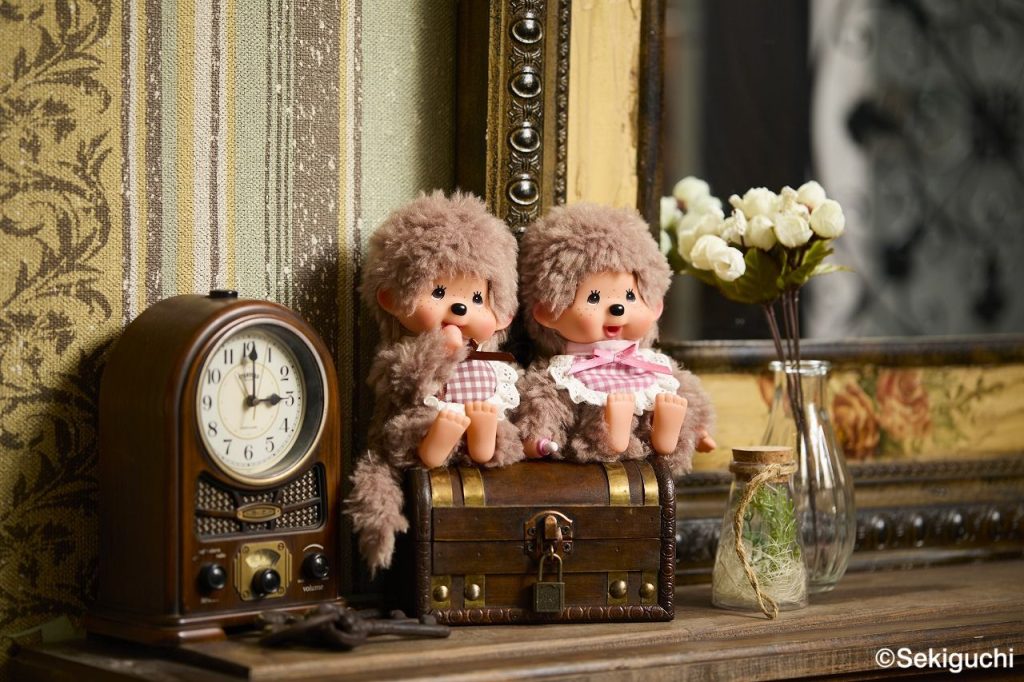 モンチッチ】もこもこスウィートブラウン モンチッチ ブラウン/ピンク