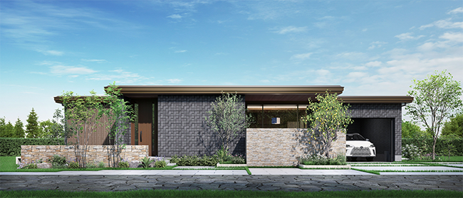 中四国エリア限定 インナーガレージを備えたコンセプト平屋住宅