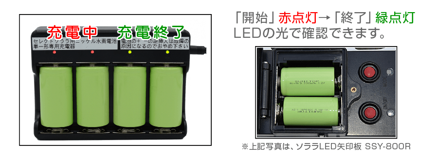 ソララ用ニッケル水素電池単一形専用充電器 | 商品情報 | 株式会社セレクト