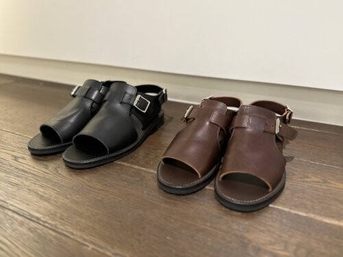 OILED LEATHER SANDAL - SELECT EYE COMPANY：セレクトアイ カンパニー