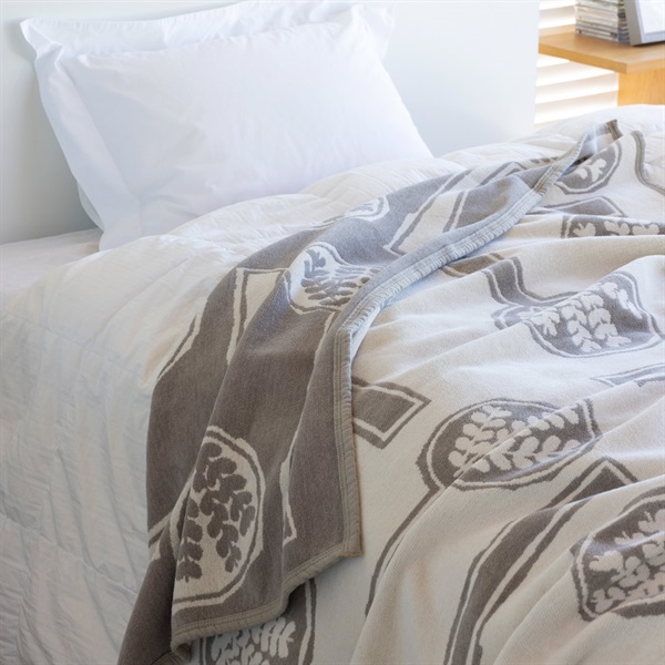 シュニールコットン シングルブランケット FOREST SPOON 140×180cm