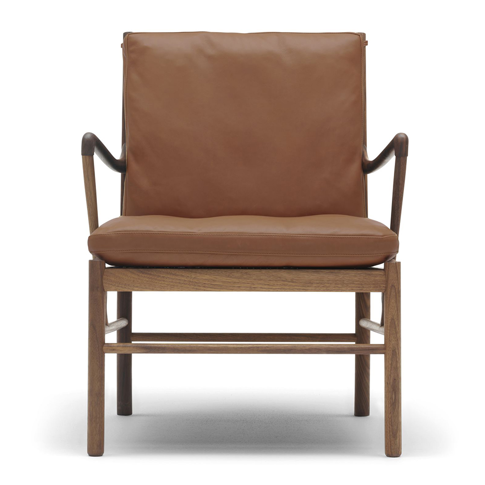 OW149 コロニアルチェア / ウォルナット材 オイル仕上げ THOR307Carl