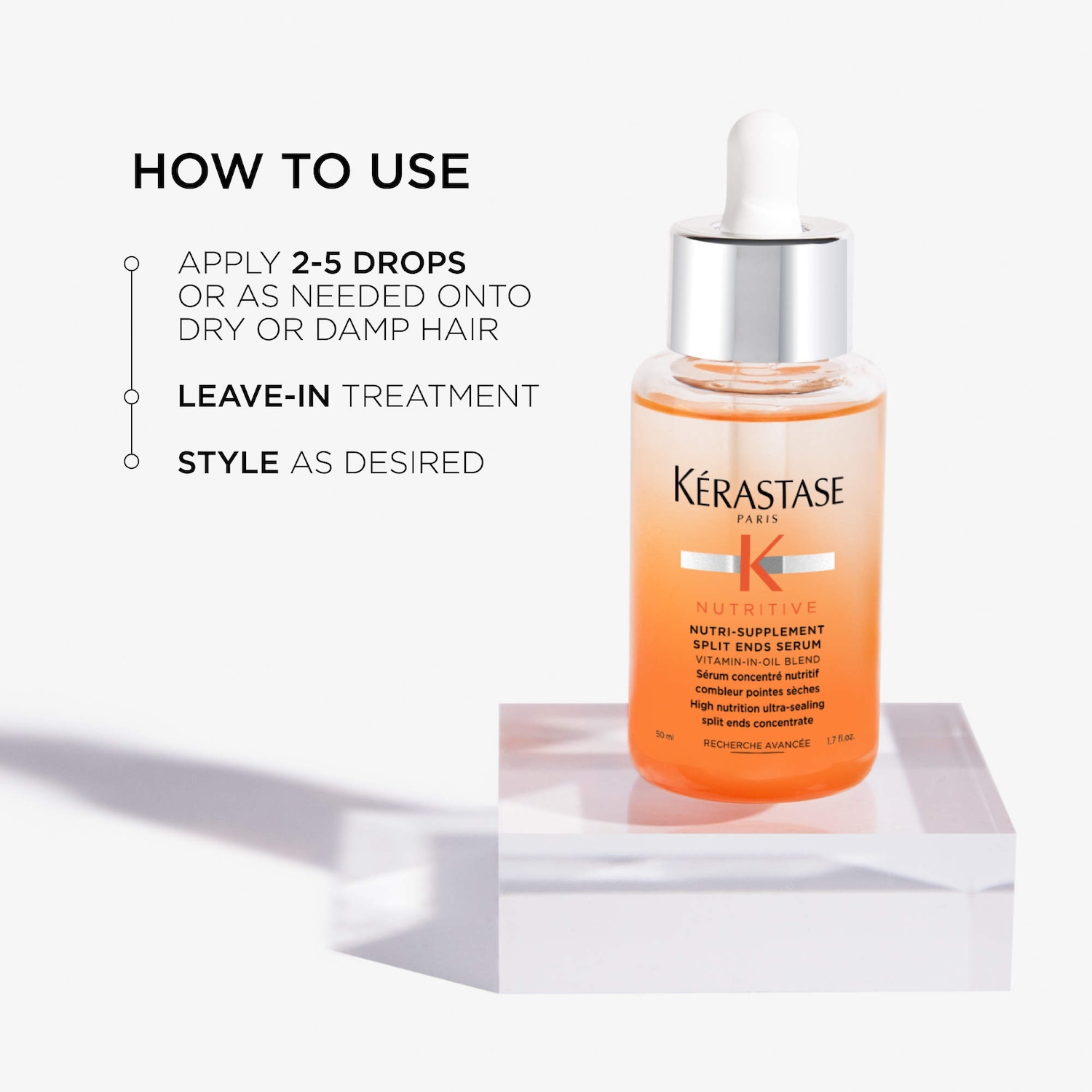 Nutritive Hydrating Split Ends Serum for Dry Hair - Kérastase