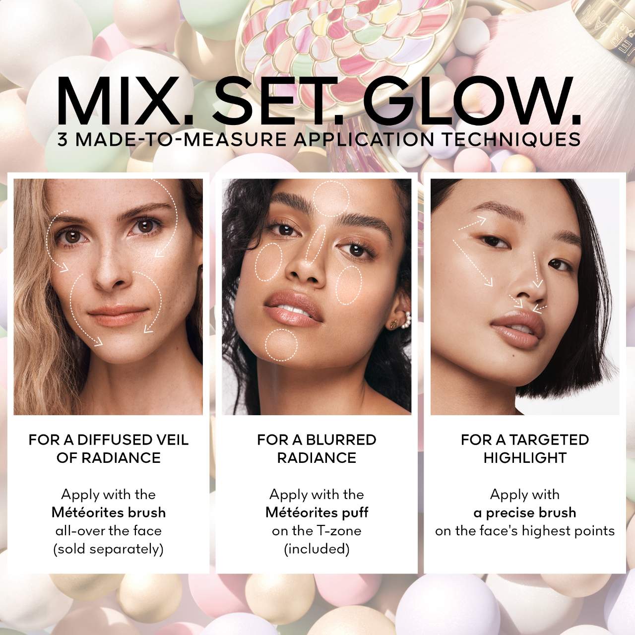 Météorites Illuminating Powder Pearls - GUERLAIN | Sephora