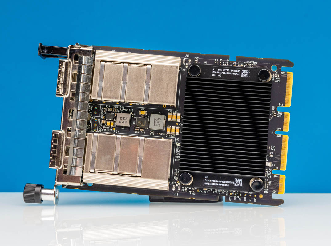 NVIDIA ConnectX 7 CX753436M OCP NIC 3.0 Top - ServeTheHome