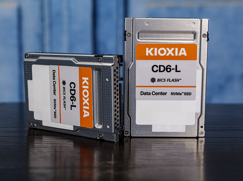 Kioxia CD6-L PCIe Gen4 NVMe SSD Review Ending Data Center SATA