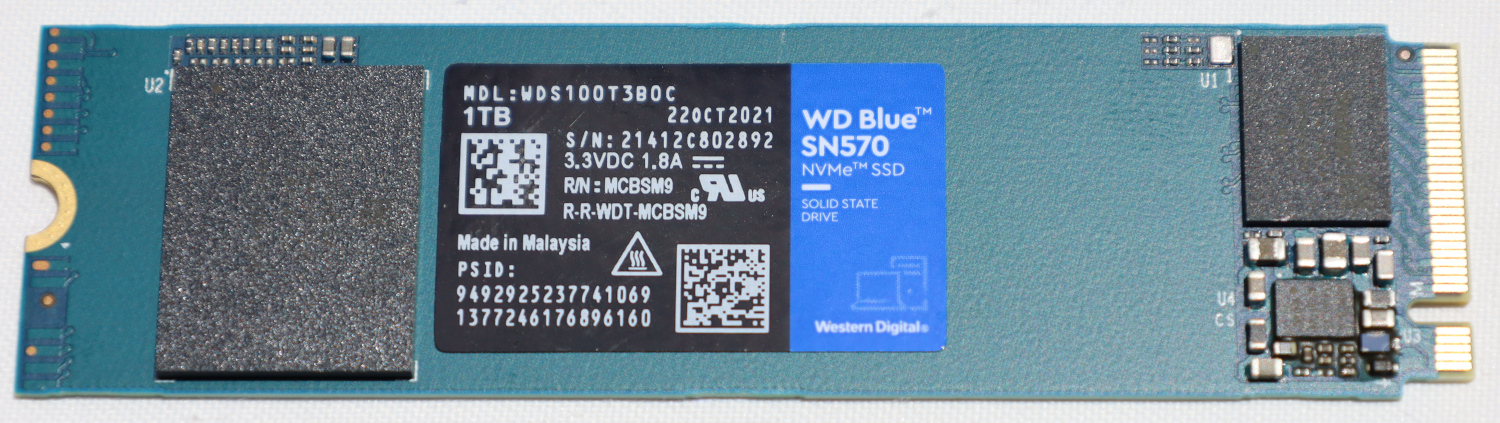 WD Blue SN570 1TB NVMe SSD Review