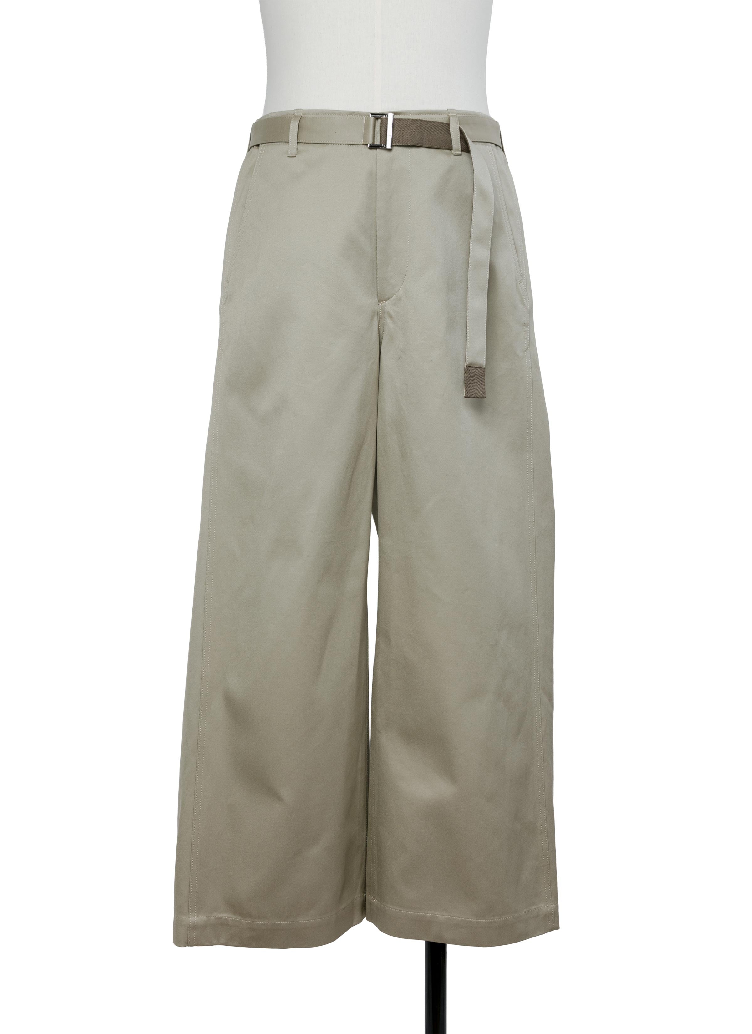 Wide Chino Pants | sacai Official Store サカイ オフィシャル