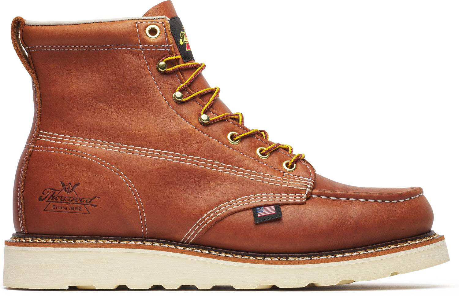 TG814-4200 Thorogood Men's Soft Toe 6 Inch Wedge Boot