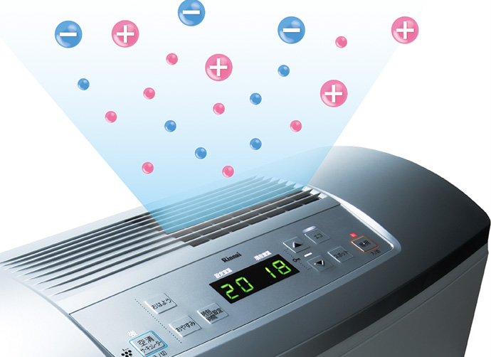 ガスファンヒーター：空気清浄機＋プラズマクラスターイオン機能付（RC