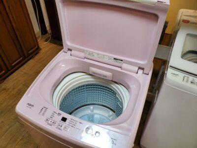 ☆AQUA アクア 7.0㎏洗濯機 ピンクカラー 2021年製 洗浄力抜群 大容量