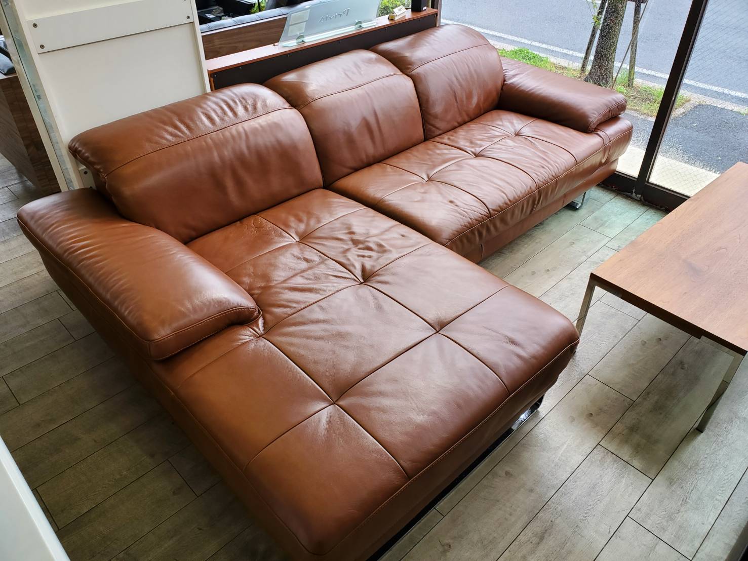 ☆NATUZZI EDITIONS ナツッジエディションズ カウチソファ 総革張り