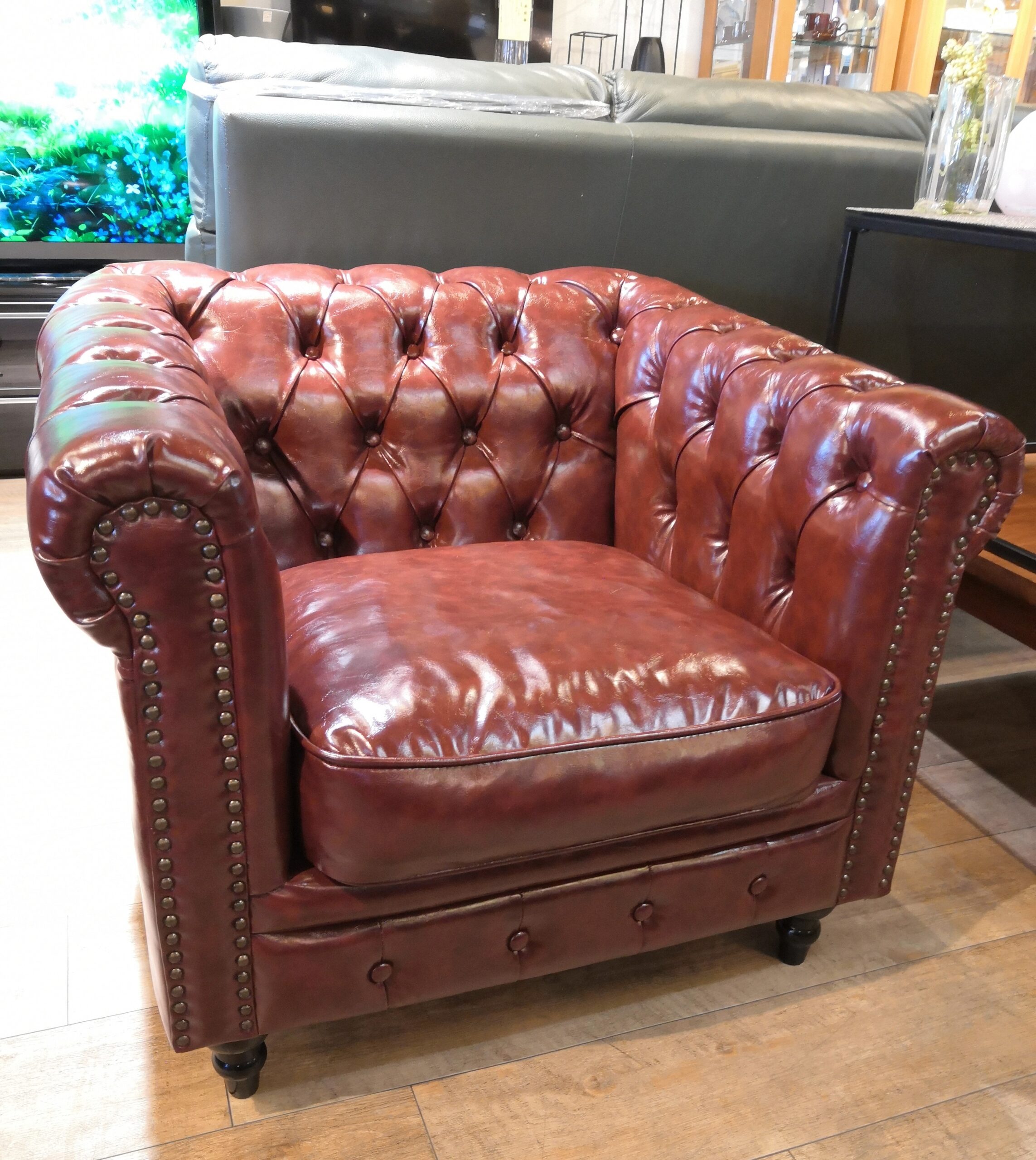 中古品 】リビング家具 チェスターフィールド Vincent ヴィンセント