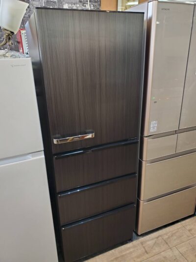 ☆AQUA アクア 368L 4ドア 冷蔵庫 AQR-V37M ウッドブラック 木目調