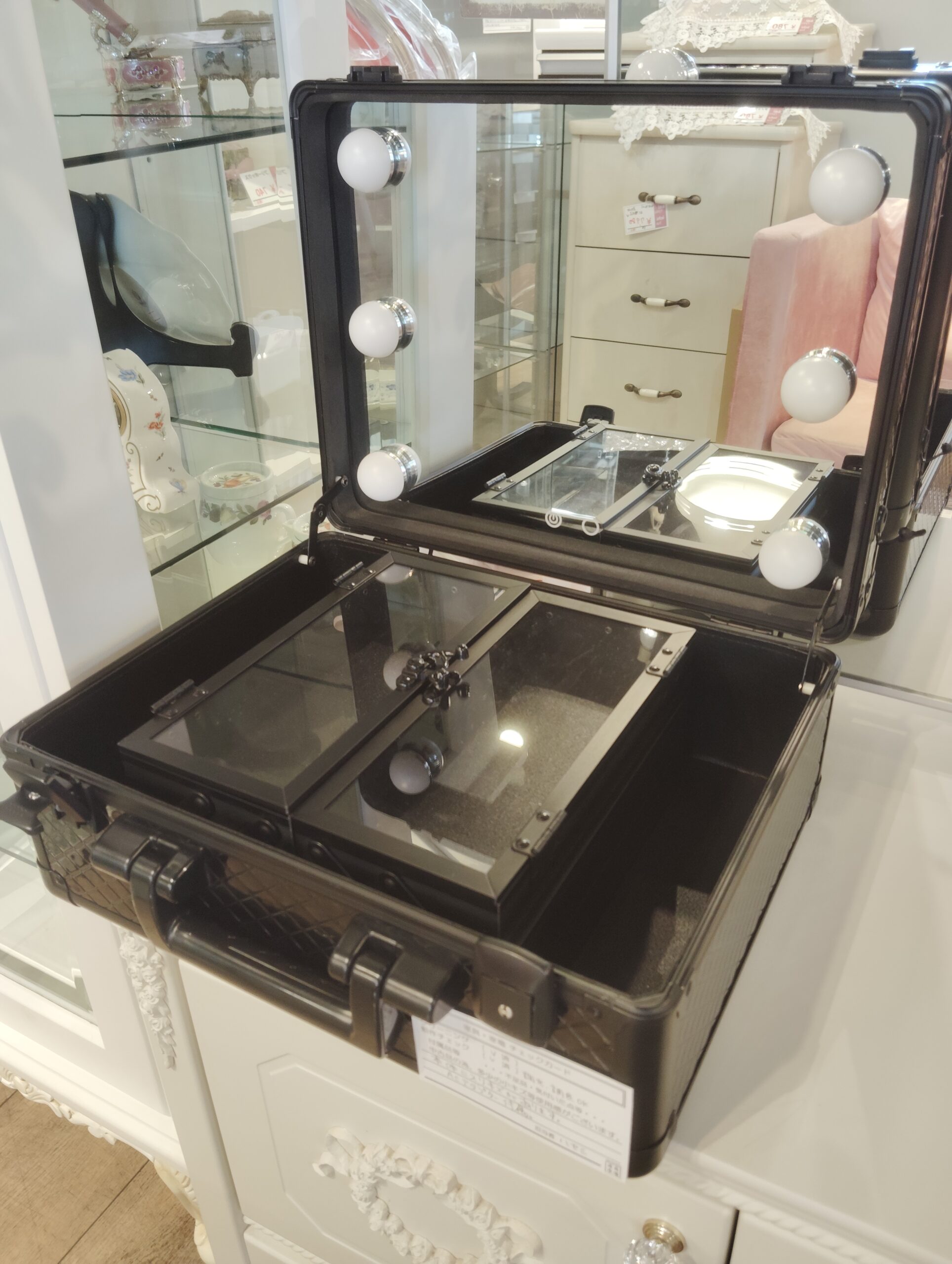 ゴシック☆】Francfranc LEDライト 調色 調光 ブラック トランク型