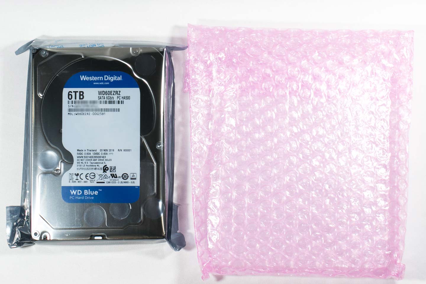 HDD WD BLUE デスクトップ用 6TB [WD60EZRZ-RT]の性能 【桜PC情報】