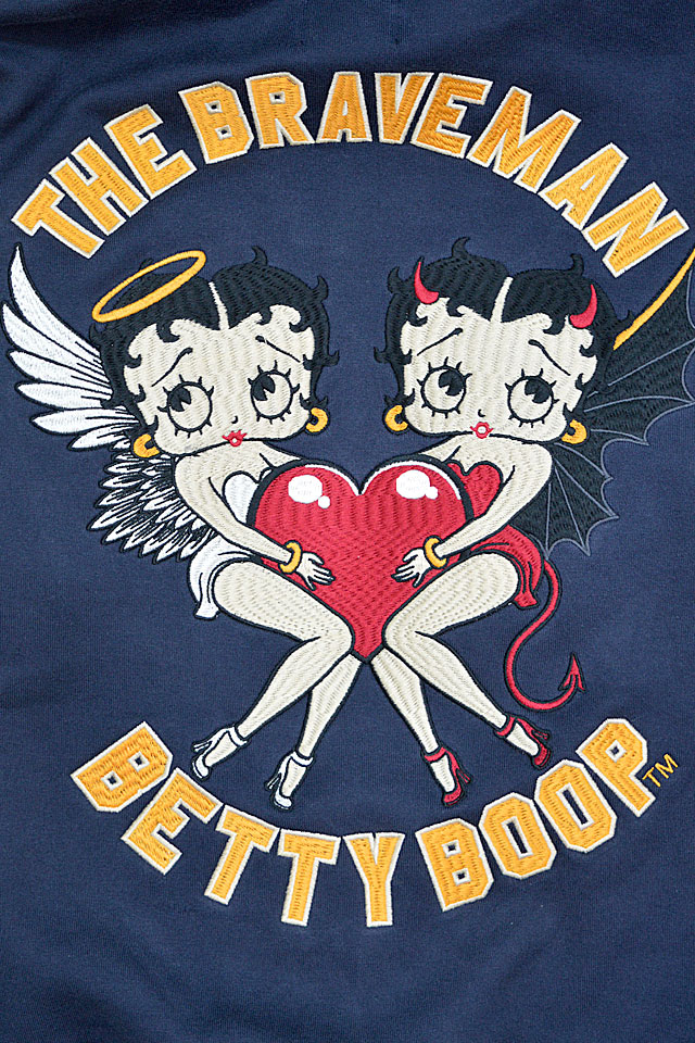 BR×BETTYコラボ 天使と悪魔ベティ ボンディングスタジャン The BRAVE