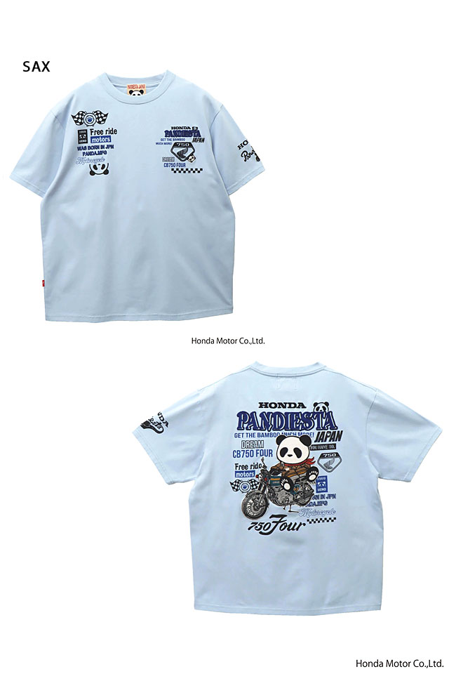 HONDA×PANDIESTA CB750Four RacersDream半袖Tシャツ PANDIESTA JAPAN