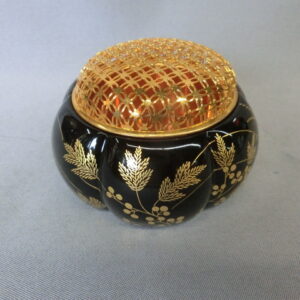 香炉 加賀蒔絵 勇斉 秋草 阿古陀型「アウトレット品」 | 株式会社作島