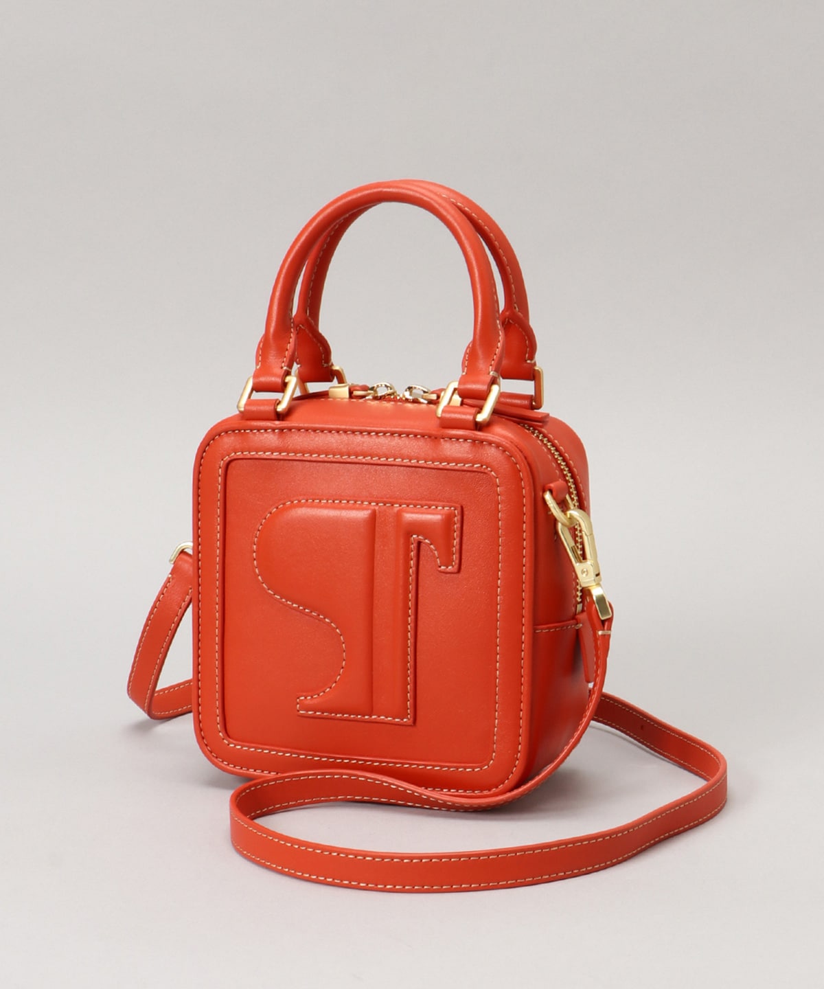 Pomme d'espoir サック ア ラ モード ミニハンドバッグ(FREE オレンジ