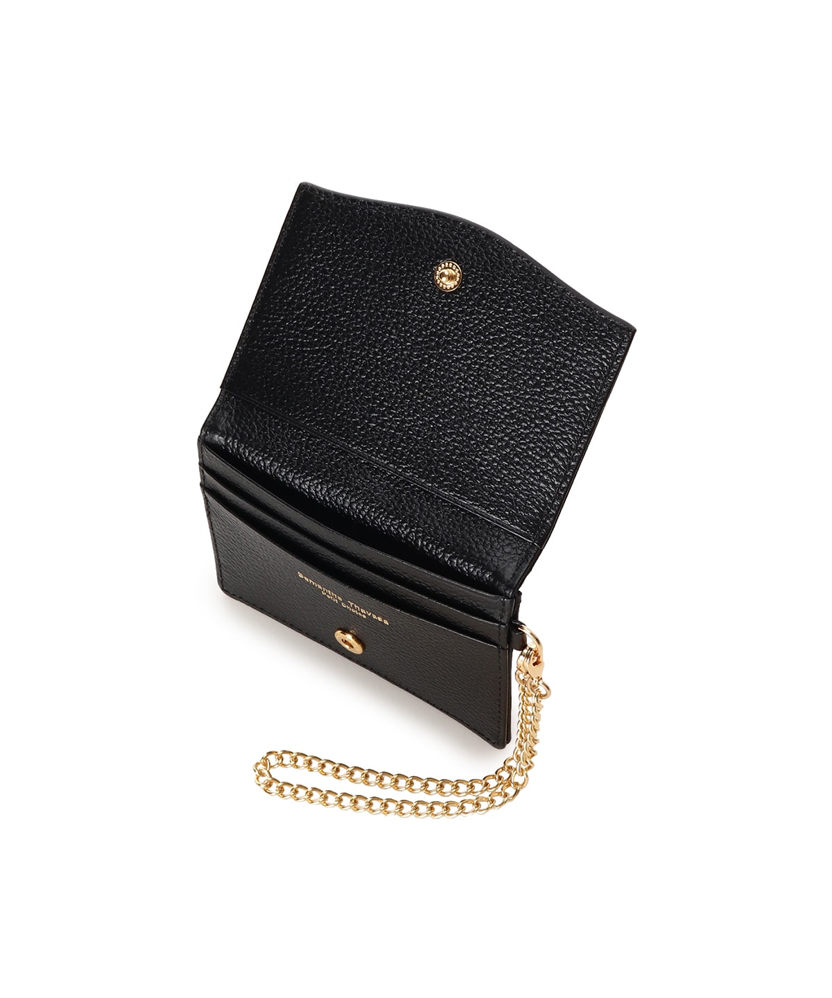 クリアハートビジュー パスケース(FREE ブラック): Samantha Thavasa