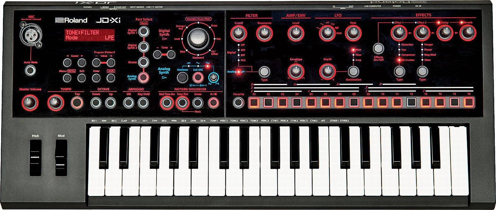 Buy sasku Roland JD-Xi Analog Digital Crossover Synthesizer | Sam
