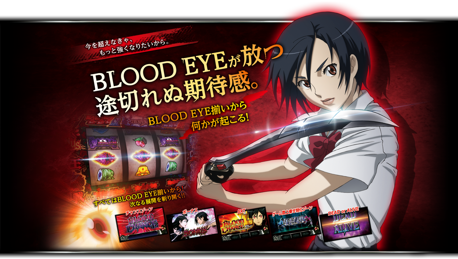 特徴 ｜ パチスロBLOOD+ 二人の女王