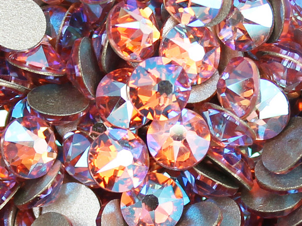 スワロフスキー ライトローズシマー-#2058 4-ラインストーン