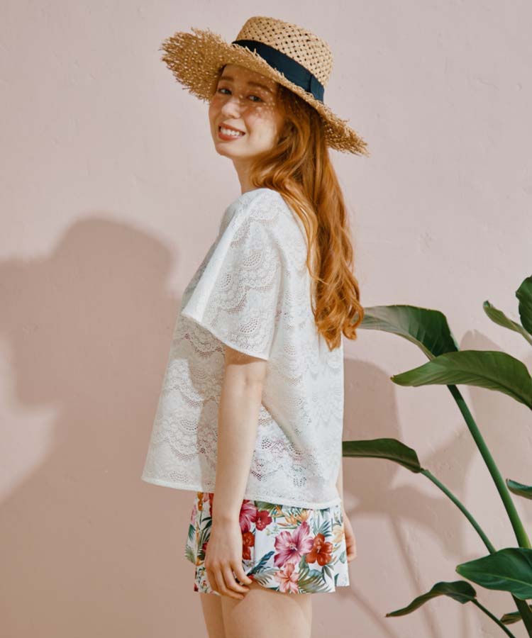 オシャレ新作水着4点セット水着9M・11L【San-ai Resort（サンアイ