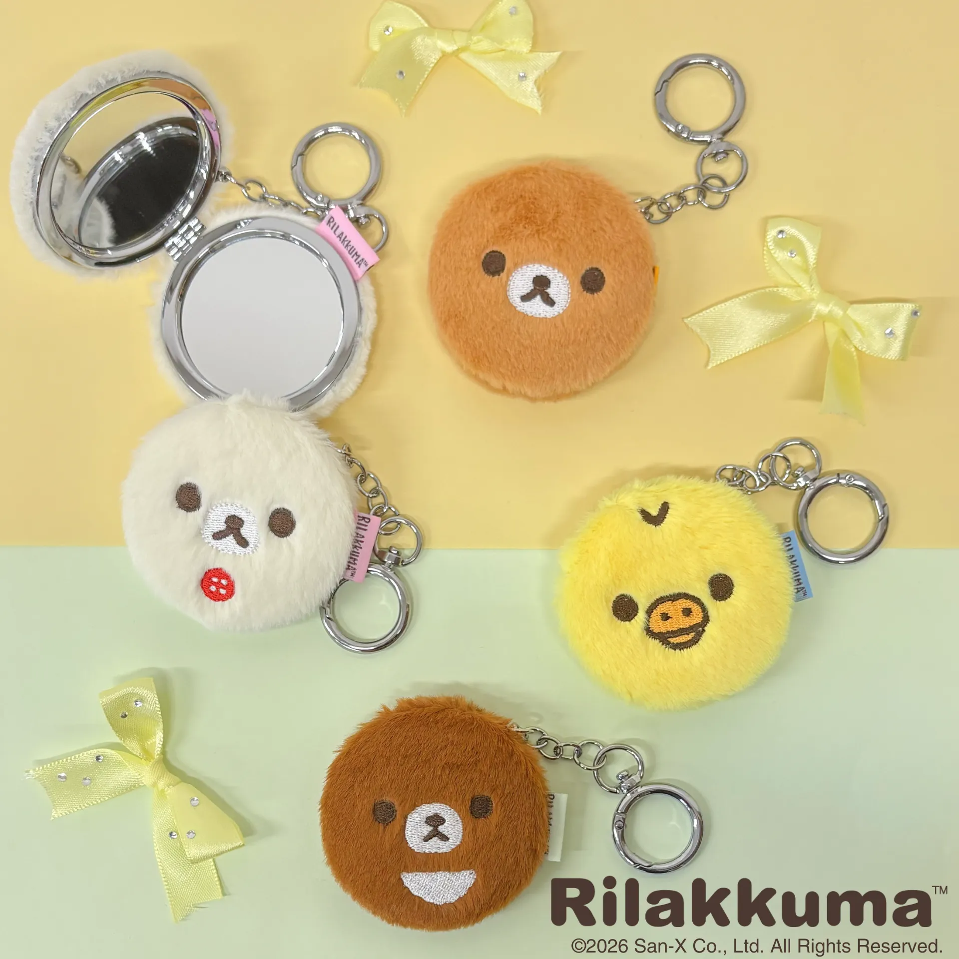 リラックマゆるもふダブルコンパクトミラー2種 | San-xネット