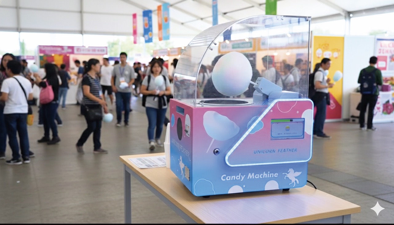 卓上タイプわたあめ自販機 Cotton Candy | 株式会社三立株式会社三立