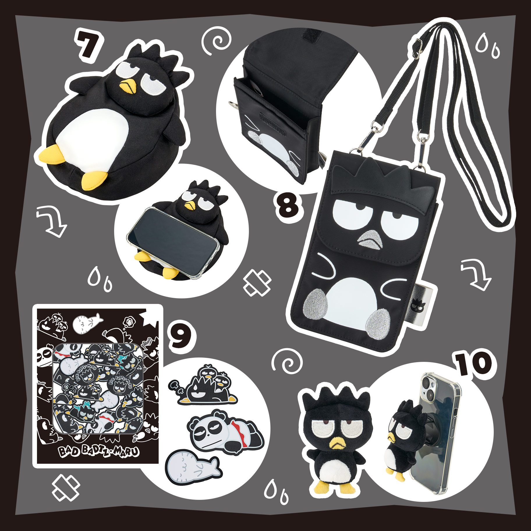 バッドばつ丸 オレ様時間デザインシリーズ｜サンリオ