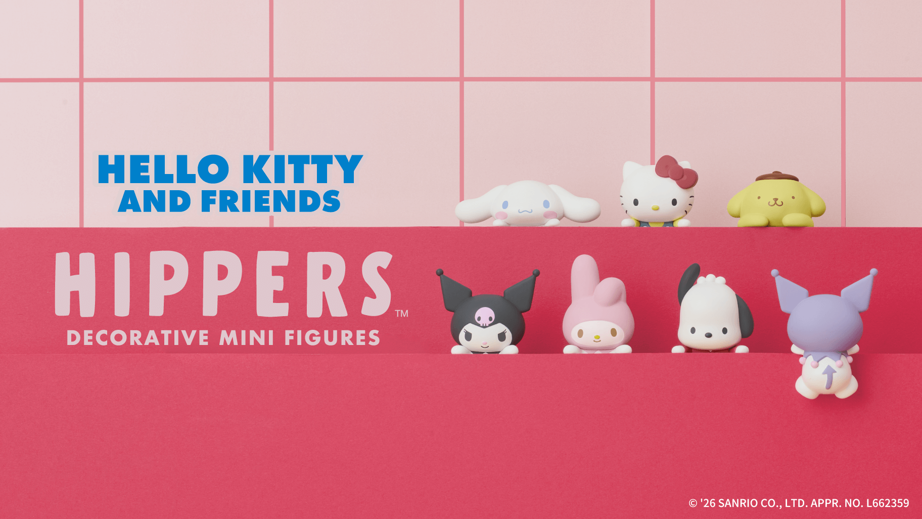 デコレーションフィギュア「HIPPERS」にサンリオキャラクターが登場
