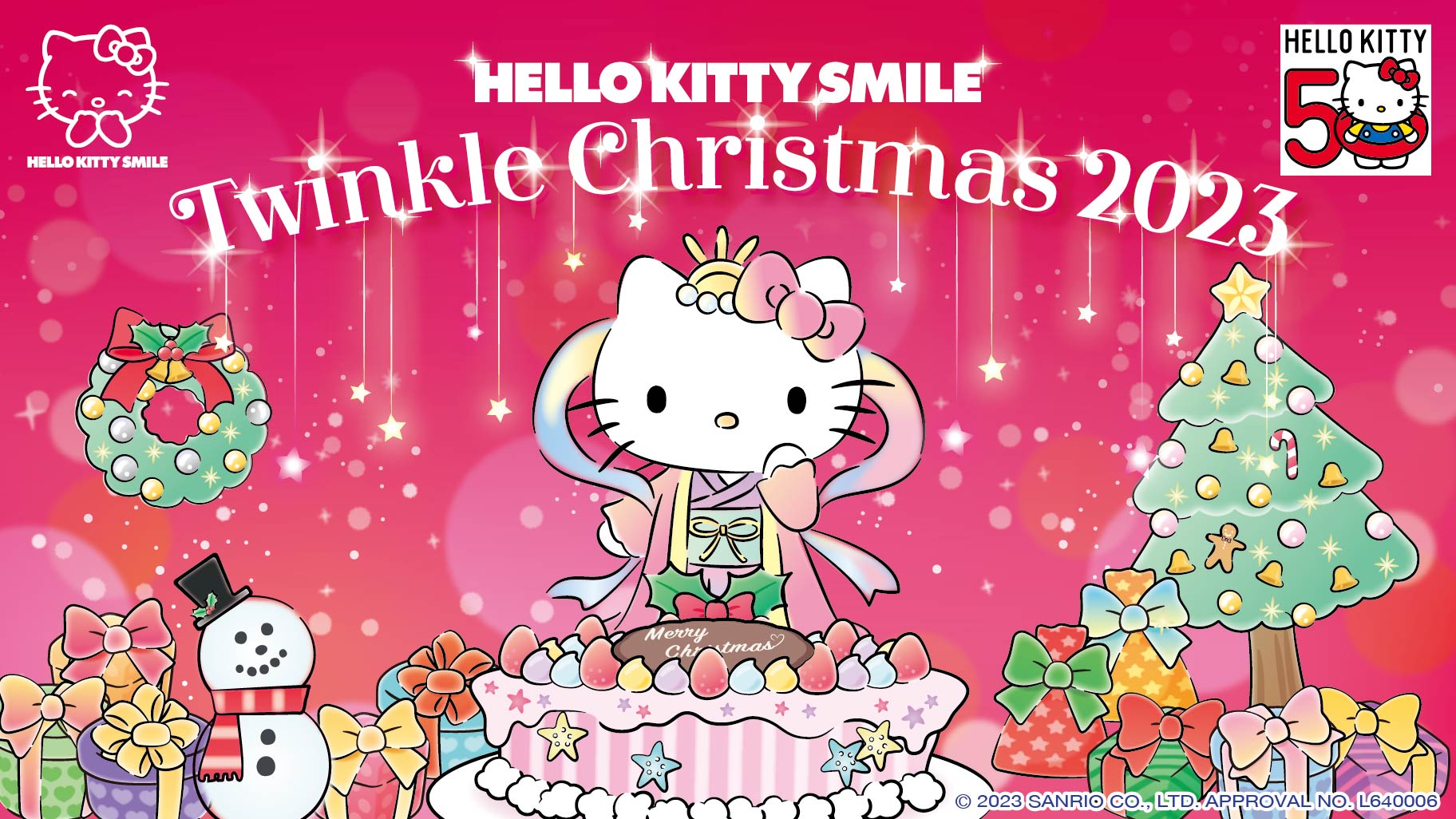 HELLO KITTY SMILEで「Twinkle Christmas2023」を開催中♪（兵庫