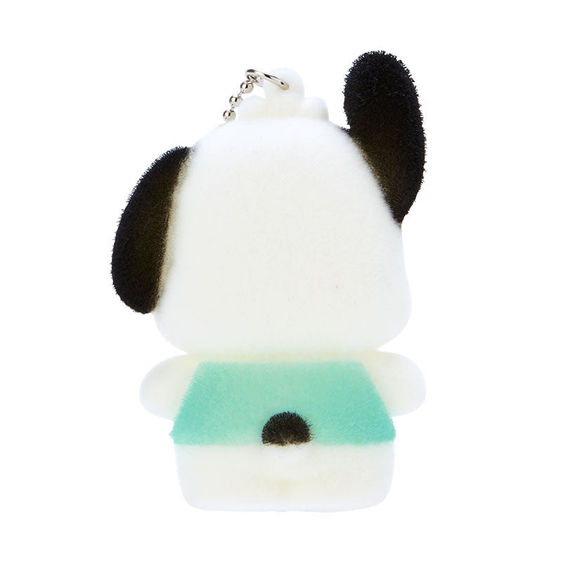 Pochacco Flocked Keychain Mascot