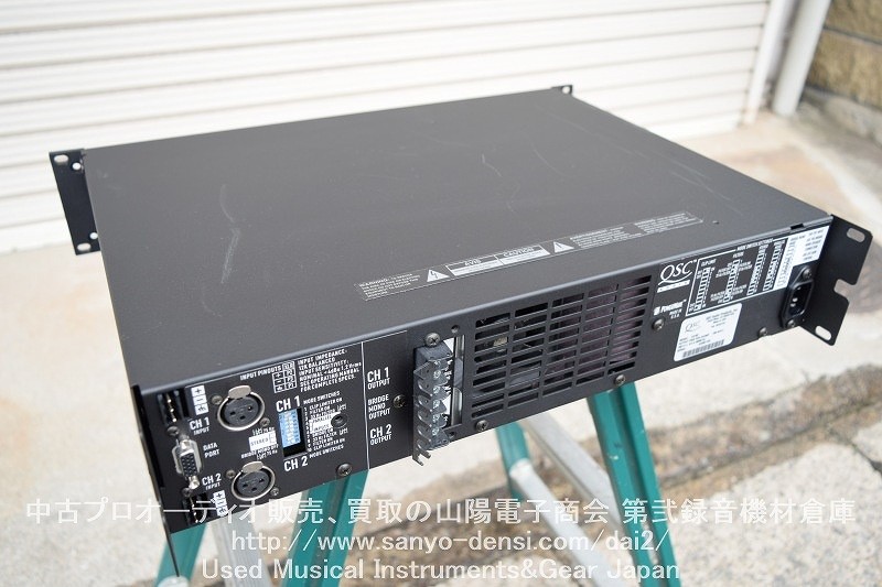 中古音響機材】 QSC AUDIO CX702 700W PA パワーアンプ 通信販売