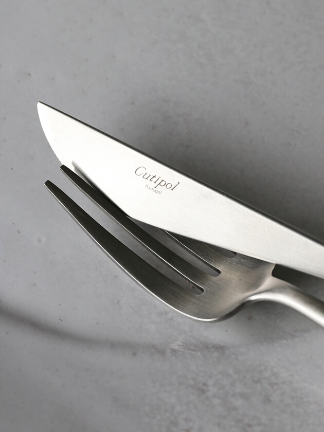 CutipolカトラリーGOA GREY MATTE x SILVER クチポール ～ サラグレース