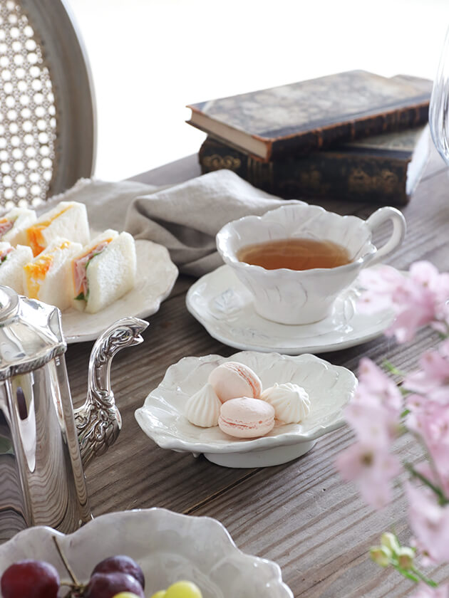 VIRGINIA CASA ROMANTICA ミニプレート ホワイト ヴィルジニアカーサ