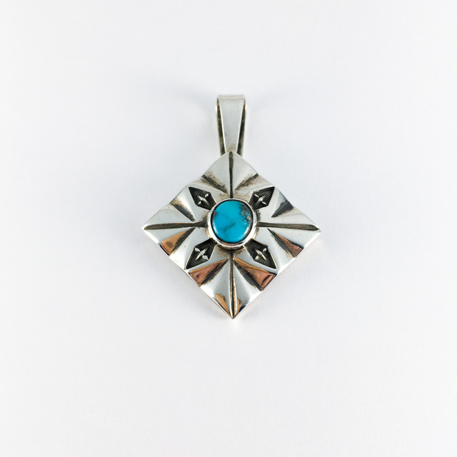 インディアンジュエリー ペンダント トップ 44 | ターコイズ・メンズ