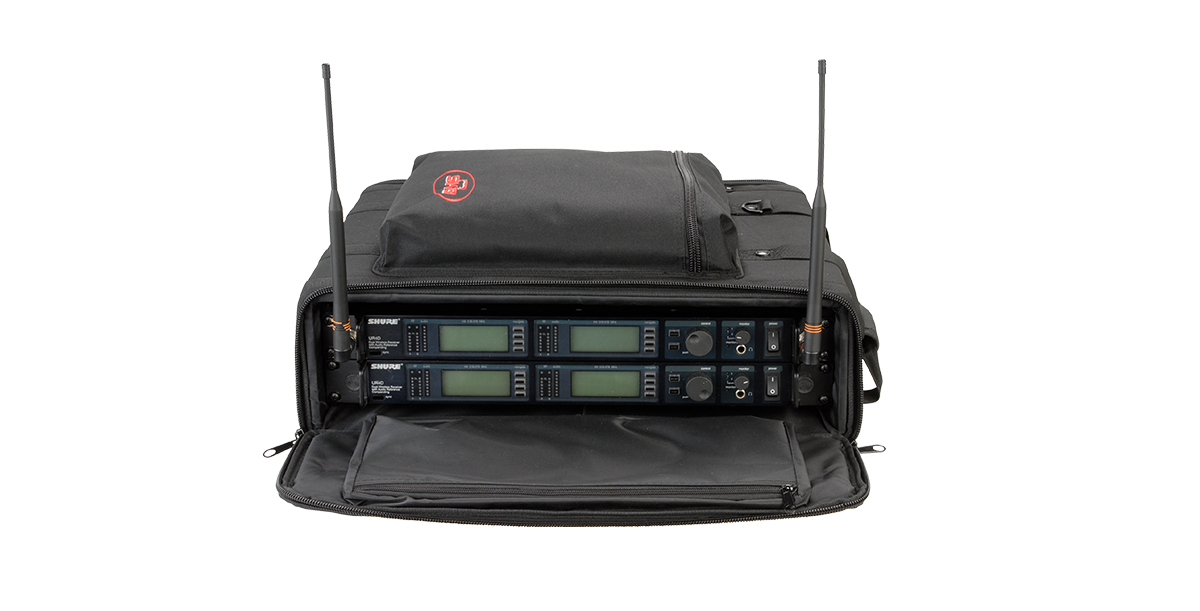 2U Rack Soft Case - Wireless Microphone | Portable & Safe
